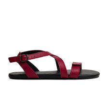 AHINSA SHOES BALLERINA BURGUNDY
