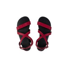 AHINSA SHOES BALLERINA BURGUNDY