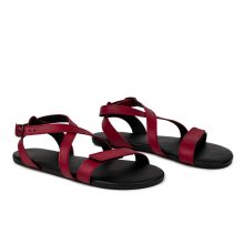 AHINSA SHOES BALLERINA BURGUNDY