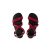 AHINSA SHOES BALLERINA BURGUNDY