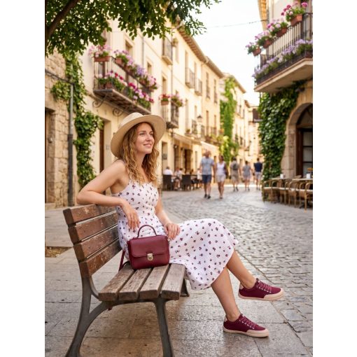 BE LENKA BAREFOOT REBOUND BURGUNDY